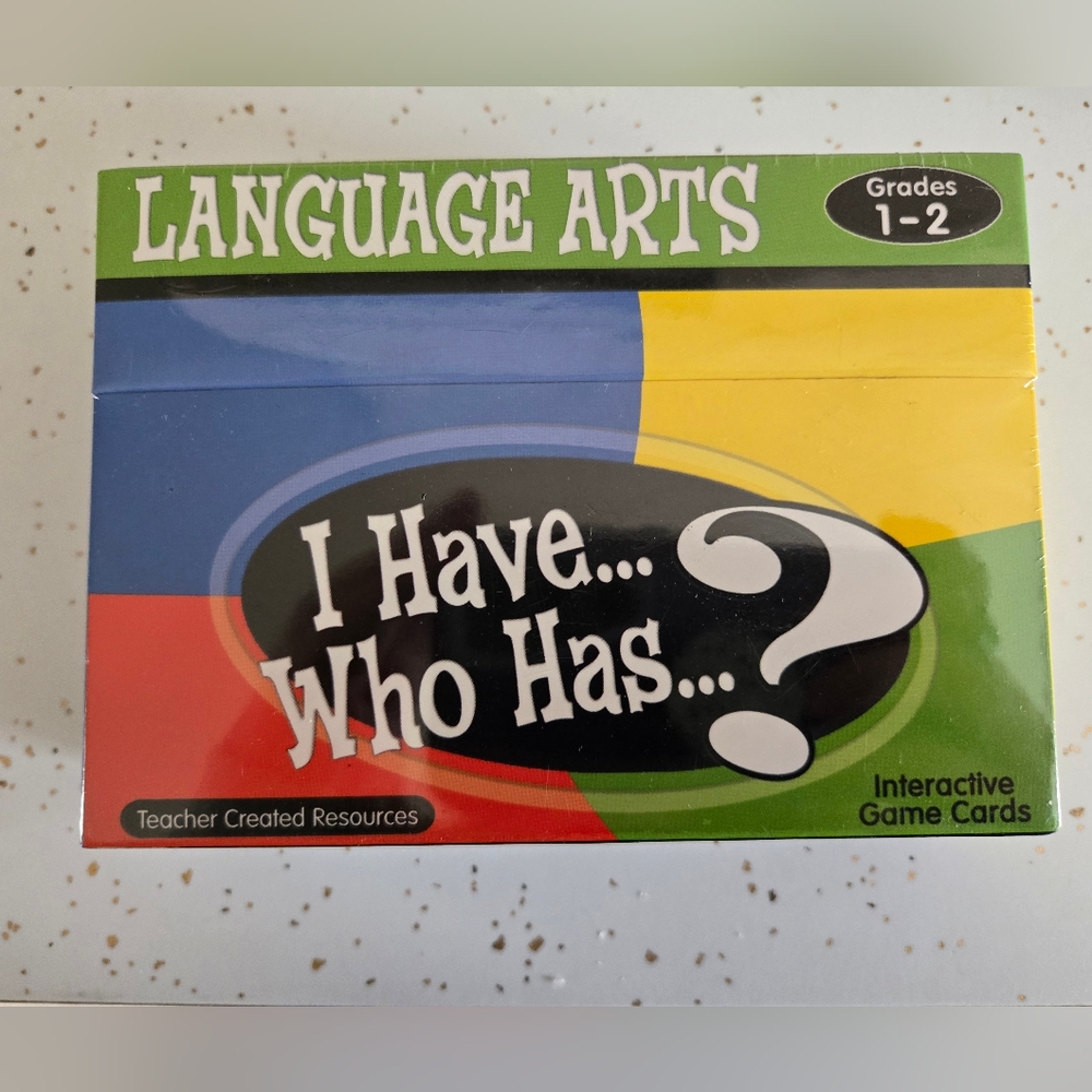 NIB Teacher Created Resources Language Arts "I Have... Who Has" Grades 1-2